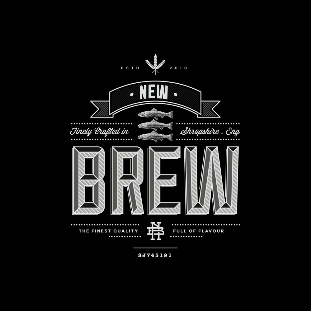 New Brew brewery branding
