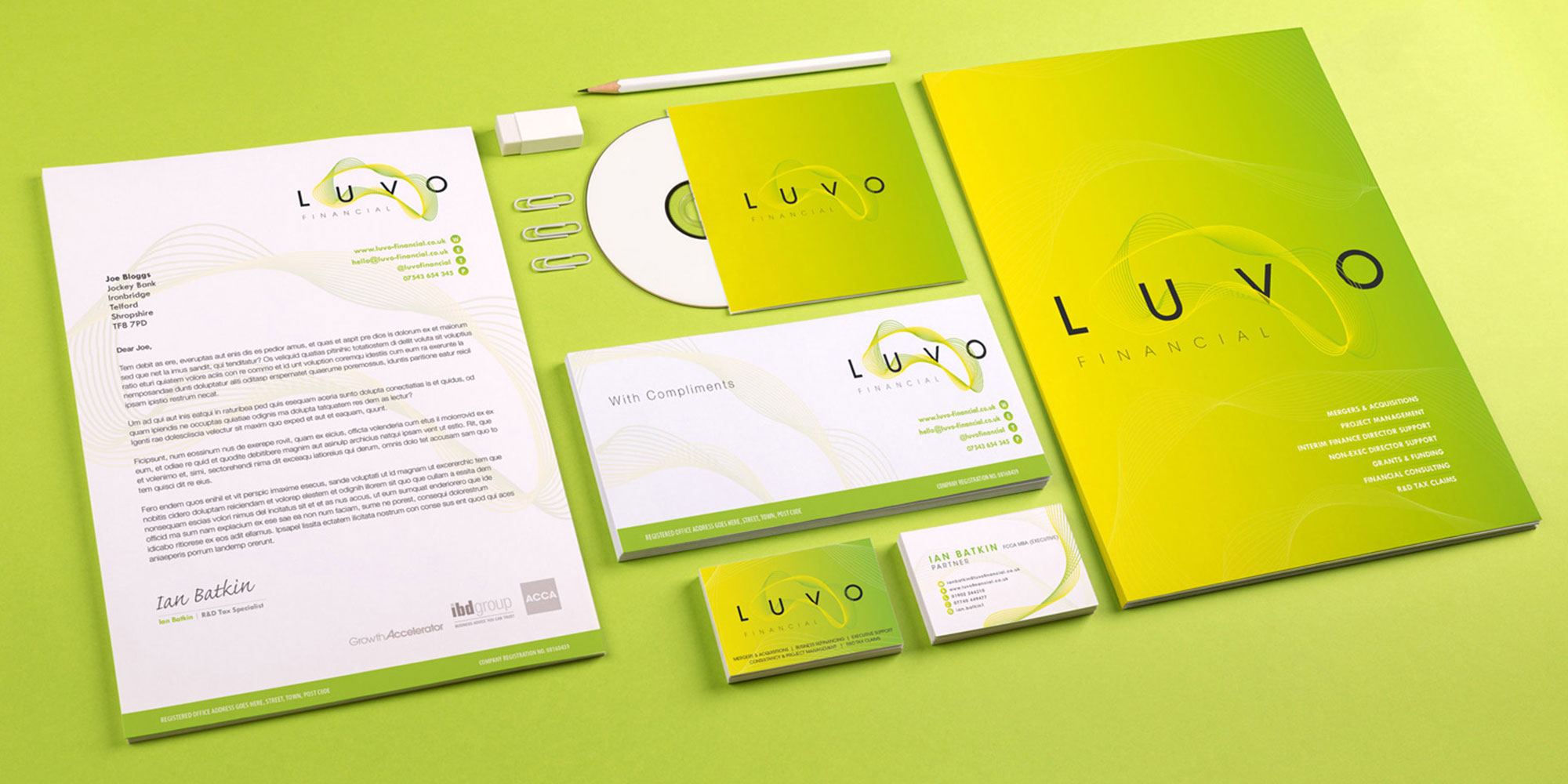 Luvo business card concept
